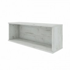 Полка навесная Еверест Лайт ПЛН-2 80*22*28 см Дуб крафт белый