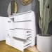 Комод на 4 ящика Лайт Еверест КЛ-3 105*38*93 см Белый структура