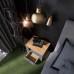 Тумба прикроватная Еверест Нордик-500 (50*38*42 см) Дуб крафт золотой + графит