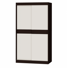 Шкаф-Купе Еверест Соната-1200 двухдверный 120*60*217 см Венге темный + белый