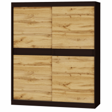 Шкаф-Купе Еверест Соната-1800 двухдверный 180*60*217 см Венге темный + золотой