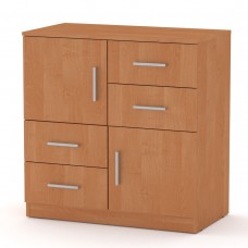 Комод для вещей Компанит 2+4 ольха