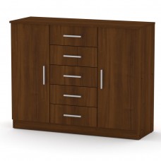 Комод для вещей Компанит 5+2 орех экко