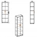 Шкаф с полками Компанит КШ-7 дуб сонома