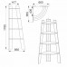 Угловая Полка-стеллаж П-27 Компанит дуб сонома