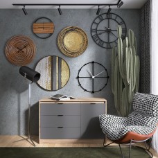 Комод Эверест Сити-1150 Дуб сонома + графит